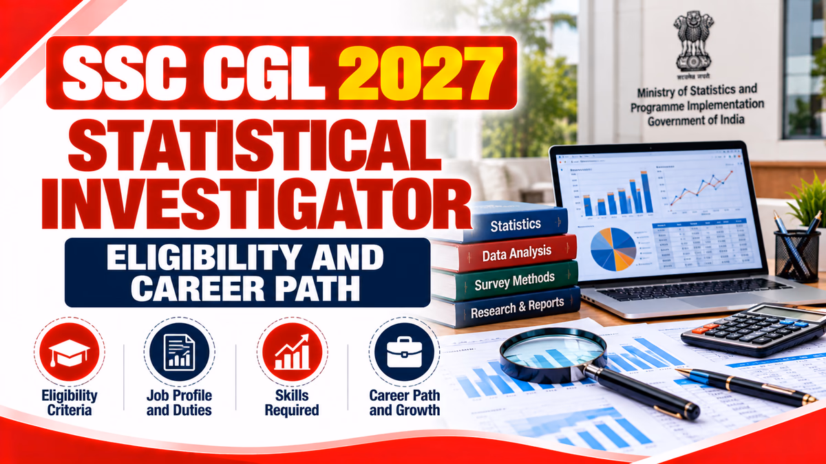 SSC CGL 2027 Statistical Investigator: Eligibility and Career Path